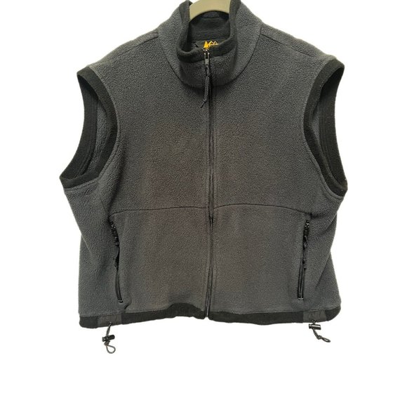 REI Other - VTG REI Vest Men Medium Gray Fleece Full Zip Pockets Hiking Outdoors USA